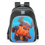 Fall Guys Feisty Dwarf Skin School Backpack