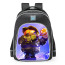 Fall Guys Halo Skin School Backpack