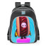 Fall Guys Hot Dog Skin School Backpack