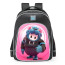 Fall Guys Mr Beast Skin School Backpack