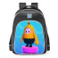 Fall Guys My Friend Pedro Skin School Backpack