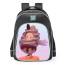 Fall Guys Red Bean Ice Cream Skin School Backpack