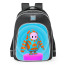 Fall Guys Spider Web Skin School Backpack