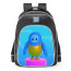 Fall Guys Sunburn Skin School Backpack