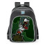 Friday Night Funkin FNF Chaos Nightmare Sonic Vs. Fleetway Sink School Backpack