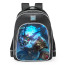 Smite Anhur Oni Ronin Skin School Backpack
