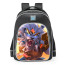 Smite Anhur Royal Fury Skin School Backpack