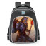 Smite Anubis Jackal Knight Skin School Backpack