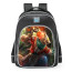 Smite Anubis Senko Sage Skin School Backpack