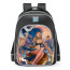 Smite Aphrodite Golden Skin School Backpack