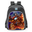 Smite Ares Classic Skin School Backpack