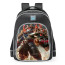 Smite Ares Oni Guardian Skin School Backpack