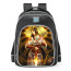 Smite Amaterasu Shinning Heaven Skin School Backpack