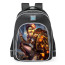 Smite Athena Shield Of The Gorgon Skin School Backpack
