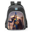 Smite Athena Peace For Ukraine Skin School Backpack
