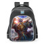 Smite Atlas Golden Skin School Backpack