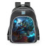 Smite Bacchus Evil Spirits Skin School Backpack