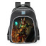 Smite Bastet Shadow Claw Skin School Backpack