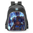 Smite Chaac Golden Skin School Backpack