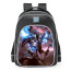 Smite Chronos Time Lord Skin School Backpack