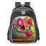 Smite Cupid Invader Zim Skin School Backpack