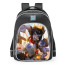 Smite Discordia DeadlyDinner Skin School Backpack