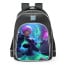 Smite Discordia Pixel Chaos Skin School Backpack