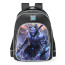 Smite Ah Puch Chilling Grasp Skin School Backpack