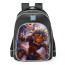 Smite Ah Puch Golden Skin School Backpack
