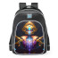 Smite Ah Puch Infinite Seer Skin School Backpack