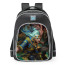 Smite Baba Yaga Golden Skin School Backpack