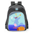 Oggy And The Cockroaches Monica School Backpack
