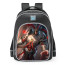 Smite King Arthur Crimson Authority Skin School Backpack
