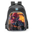 Smite King Arthur Code Slasher Skin School Backpack