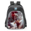Smite Fenrir Crimson Creature Skin School Backpack