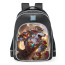 Smite Fenrir Heroic Husky Skin School Backpack