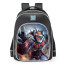 Smite Fenrir Metal Carnage Skin School Backpack