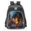 Smite Fenrir Molten Machina Skin School Backpack