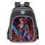 Smite Freya Northern Lights Skin School Backpack
