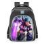 Smite Freya Pixel Buster Skin School Backpack