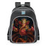 Smite Ganesha Maha Rakta Skin School Backpack