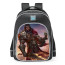 Smite Gilgamesh Crimson King Skin School Backpack