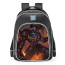 Smite Gilgamesh Bionic Demon Skin School Backpack