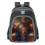 Smite Gilgamesh Golden Skin School Backpack