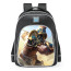 Smite Guan Yu Gladiator Skin School Backpack