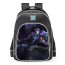 Smite Hades Prince Of Darkness Skin School Backpack