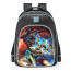 Smite Hel Dual Tech Skin School Backpack