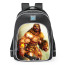 Smite Hercules Retrocles Skin School Backpack