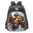 Smite Horus Dragonguard Skin School Backpack