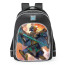 Smite Horus Rightful Heir Skin School Backpack
